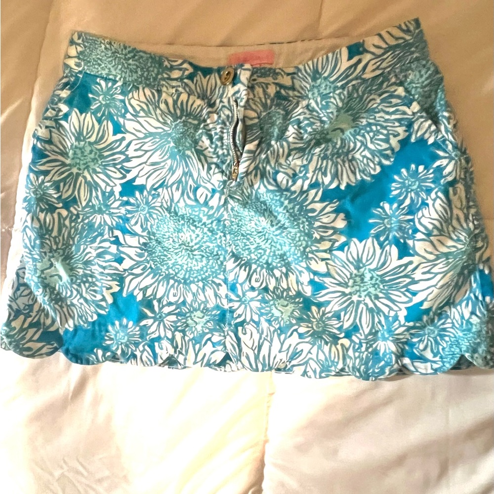 Lilly Pulitzer Lilly Scalloped Floral Skort – Size 4